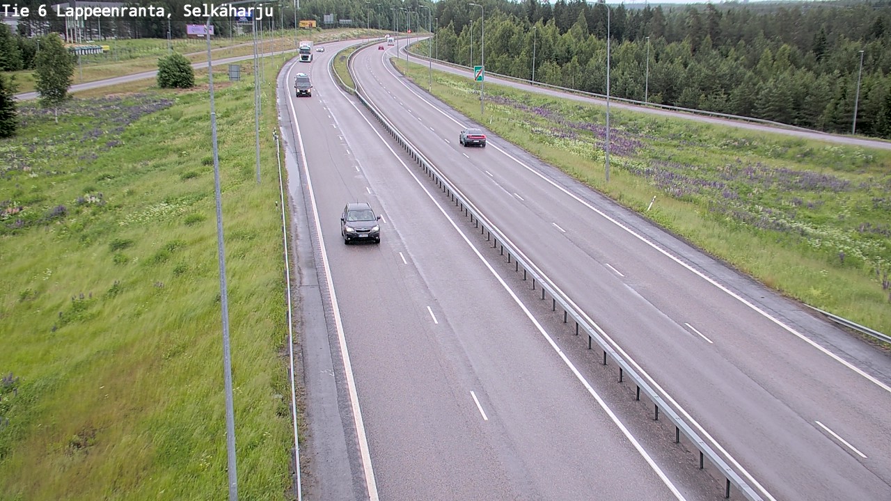Weather Camera Image Road 6 Lappeenranta, Selkäharju, Lappeenranta, Etelä-Karjala