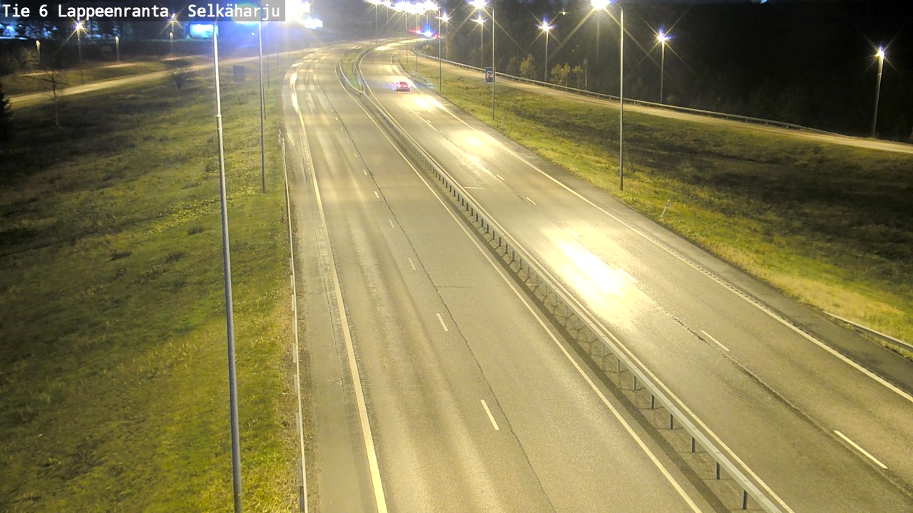 Weather Camera Image Väg 6 Villmanstrand, Selkäharju, Lappeenranta, Etelä-Karjala