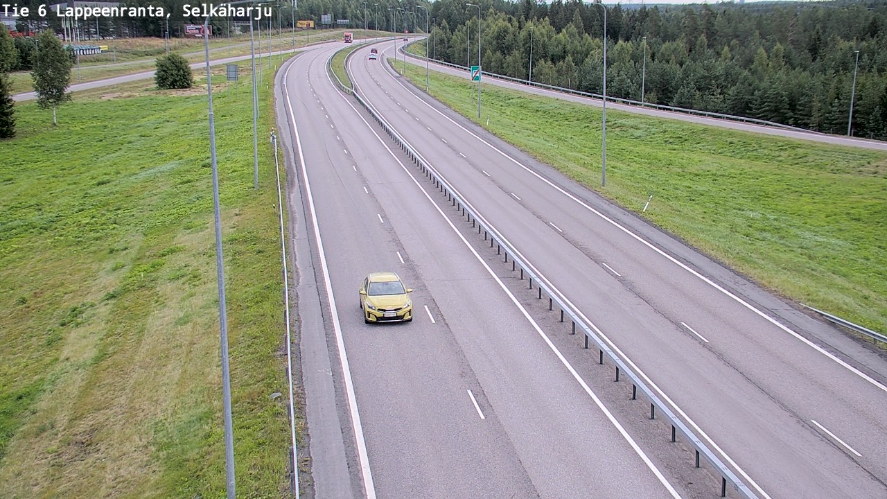 Weather Camera Image Road 6 Lappeenranta, Selkäharju, Lappeenranta, Etelä-Karjala