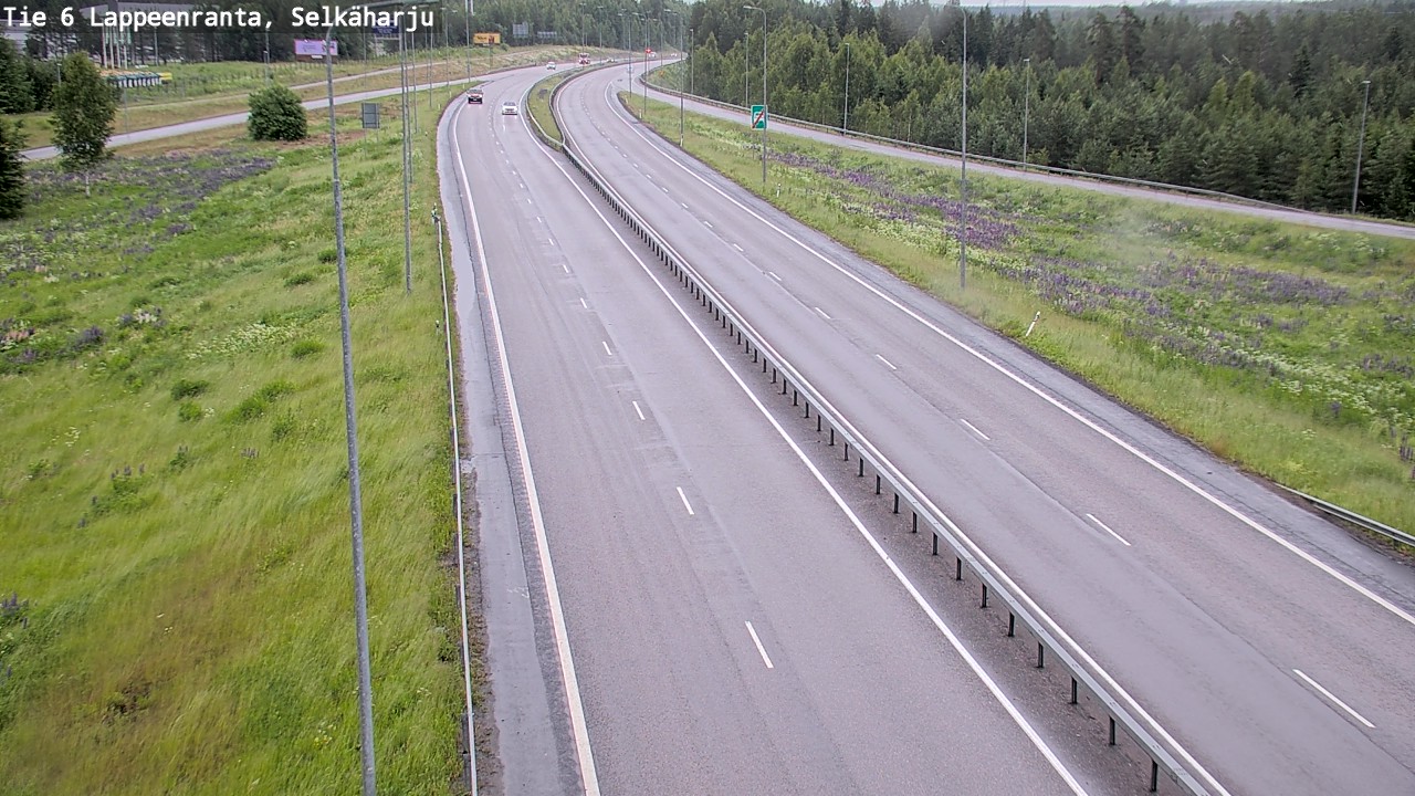 Weather Camera Image Road 6 Lappeenranta, Selkäharju, Lappeenranta, Etelä-Karjala