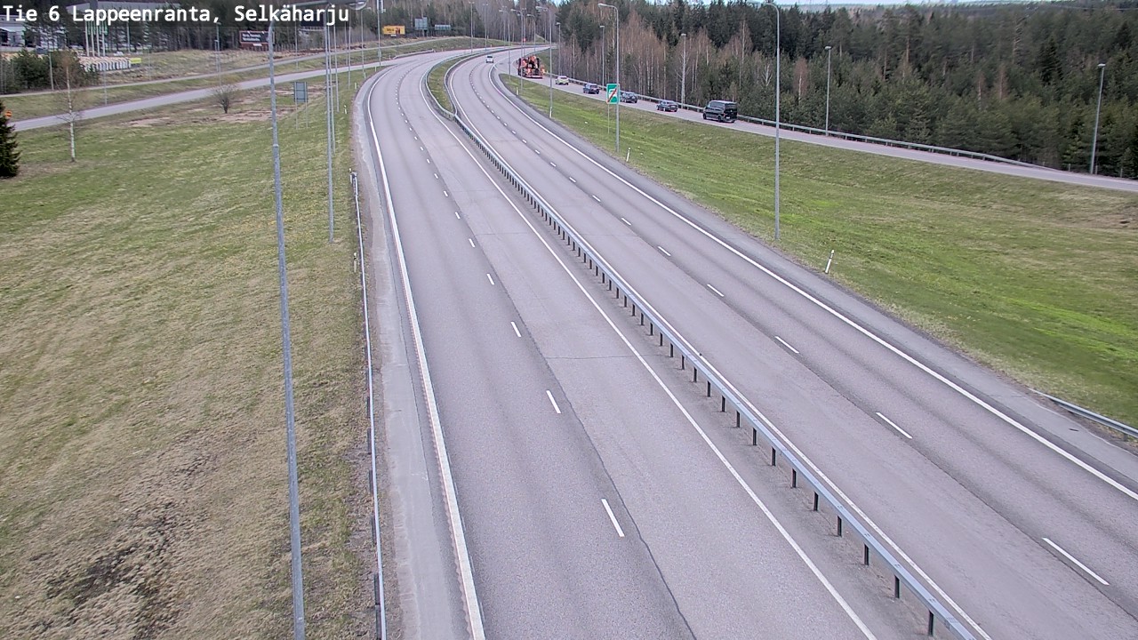 Weather Camera Image Väg 6 Villmanstrand, Selkäharju, Lappeenranta, Etelä-Karjala