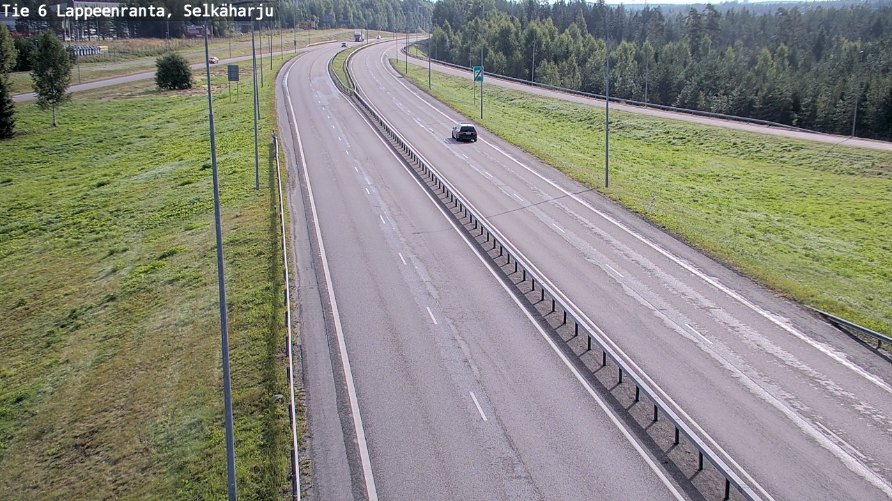 Weather Camera Image Road 6 Lappeenranta, Selkäharju, Lappeenranta, Etelä-Karjala