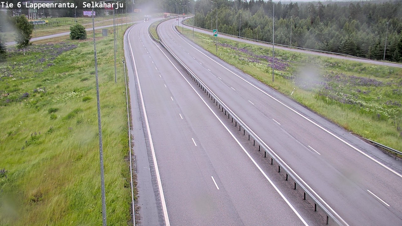Weather Camera Image Road 6 Lappeenranta, Selkäharju, Lappeenranta, Etelä-Karjala