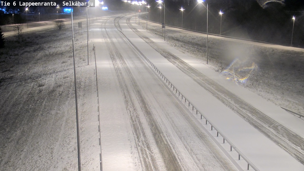 Weather Camera Image Väg 6 Villmanstrand, Selkäharju, Lappeenranta, Etelä-Karjala