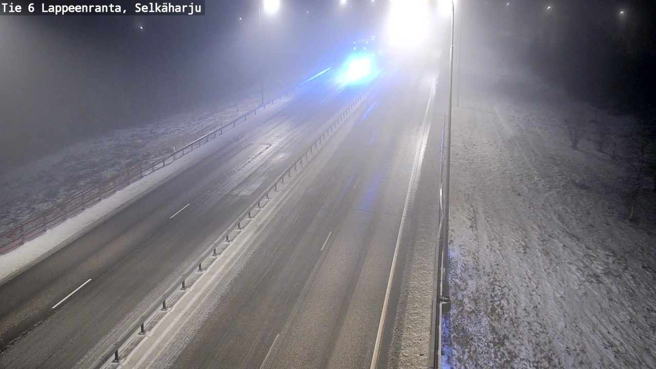 Weather Camera Image Väg 6 Villmanstrand, Selkäharju, Lappeenranta, Etelä-Karjala