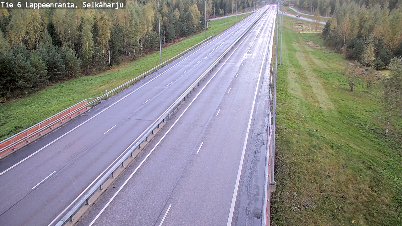 Weather Camera Image Road 6 Lappeenranta, Selkäharju, Lappeenranta, Etelä-Karjala