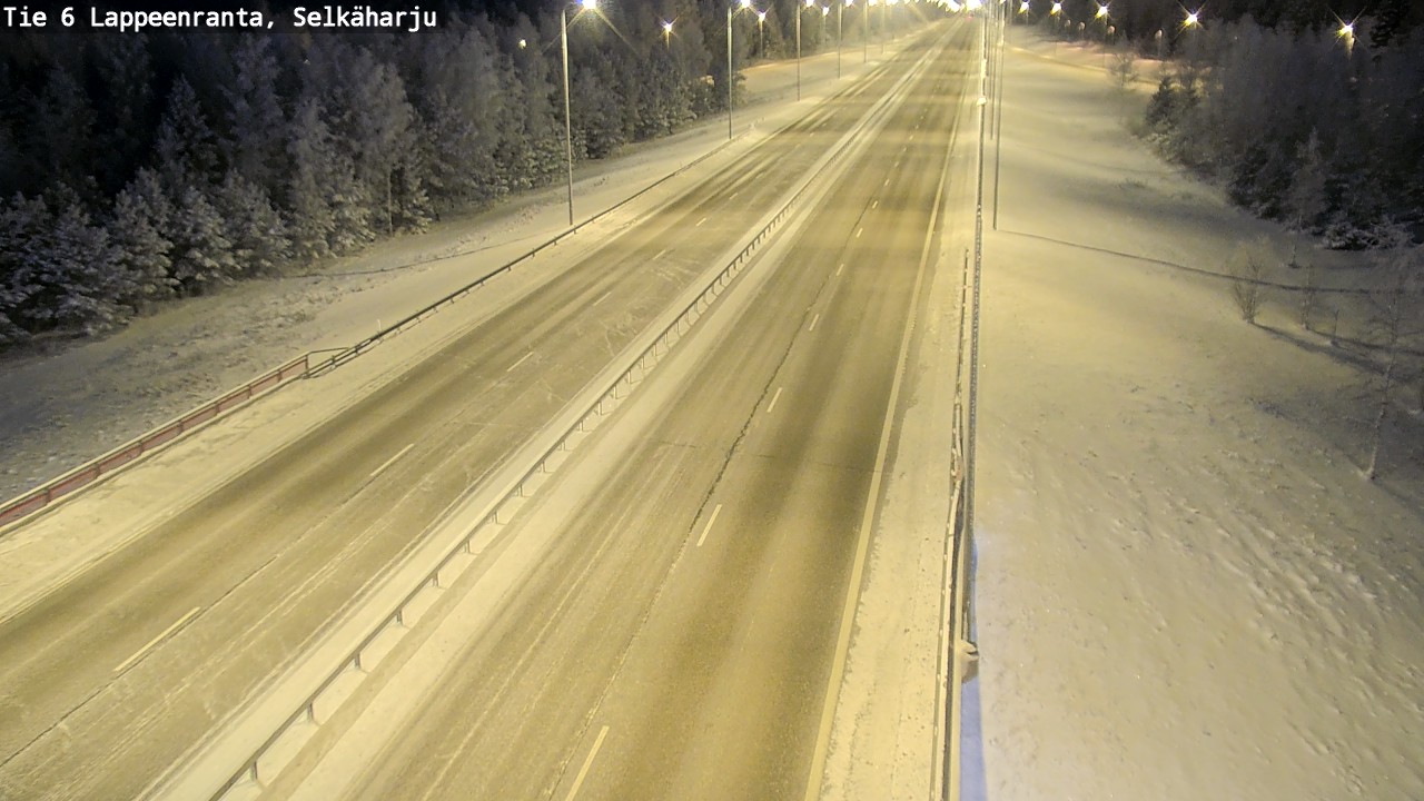 Weather Camera Image Road 6 Lappeenranta, Selkäharju, Lappeenranta, Etelä-Karjala