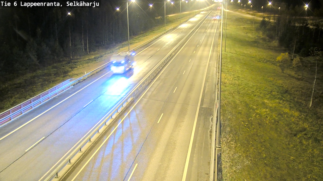 Weather Camera Image Väg 6 Villmanstrand, Selkäharju, Lappeenranta, Etelä-Karjala
