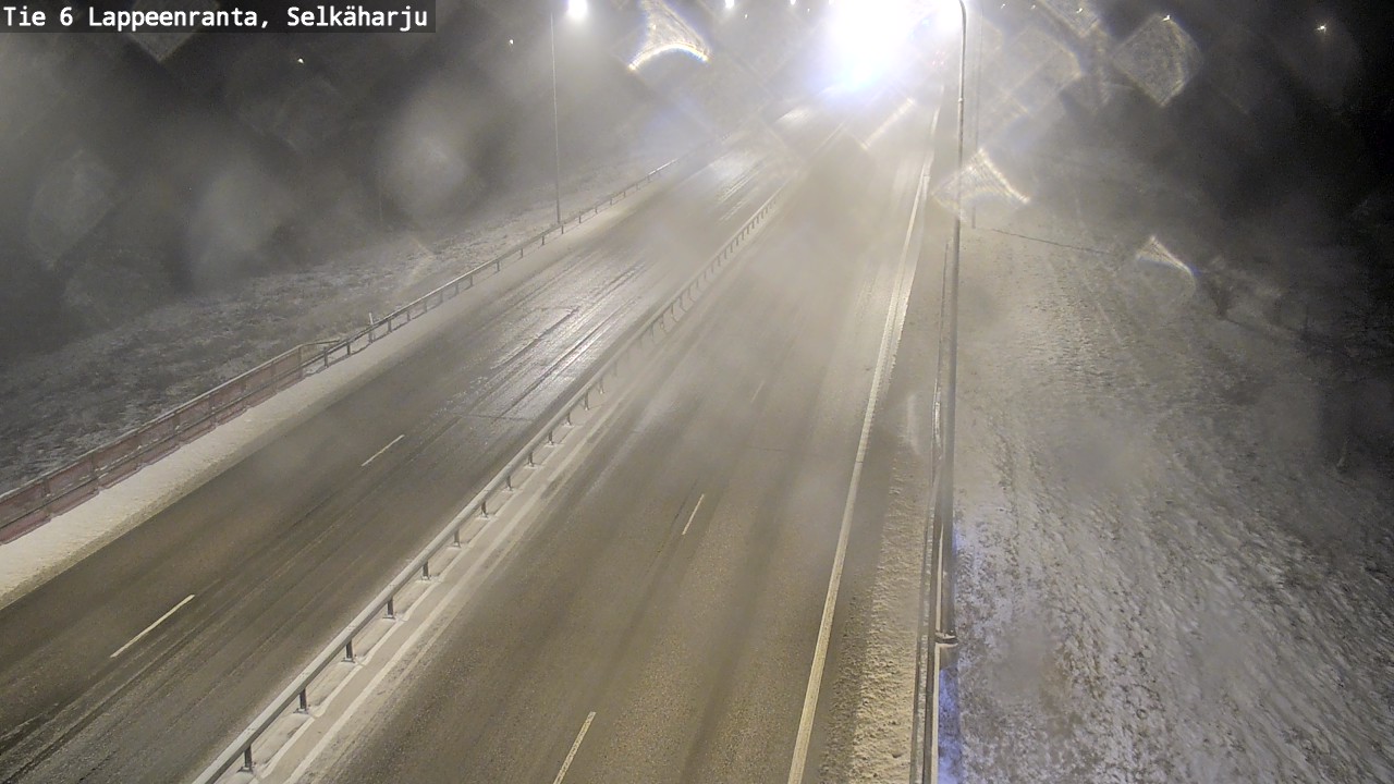 Weather Camera Image Väg 6 Villmanstrand, Selkäharju, Lappeenranta, Etelä-Karjala