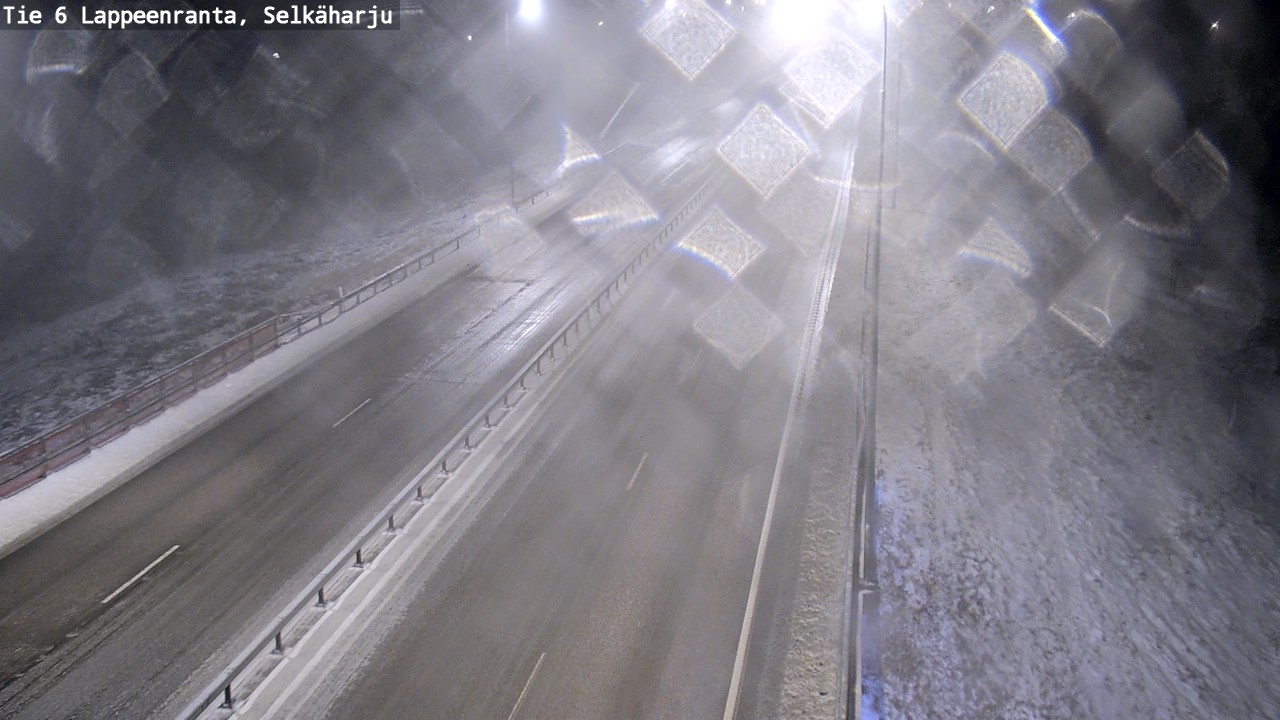 Weather Camera Image Väg 6 Villmanstrand, Selkäharju, Lappeenranta, Etelä-Karjala