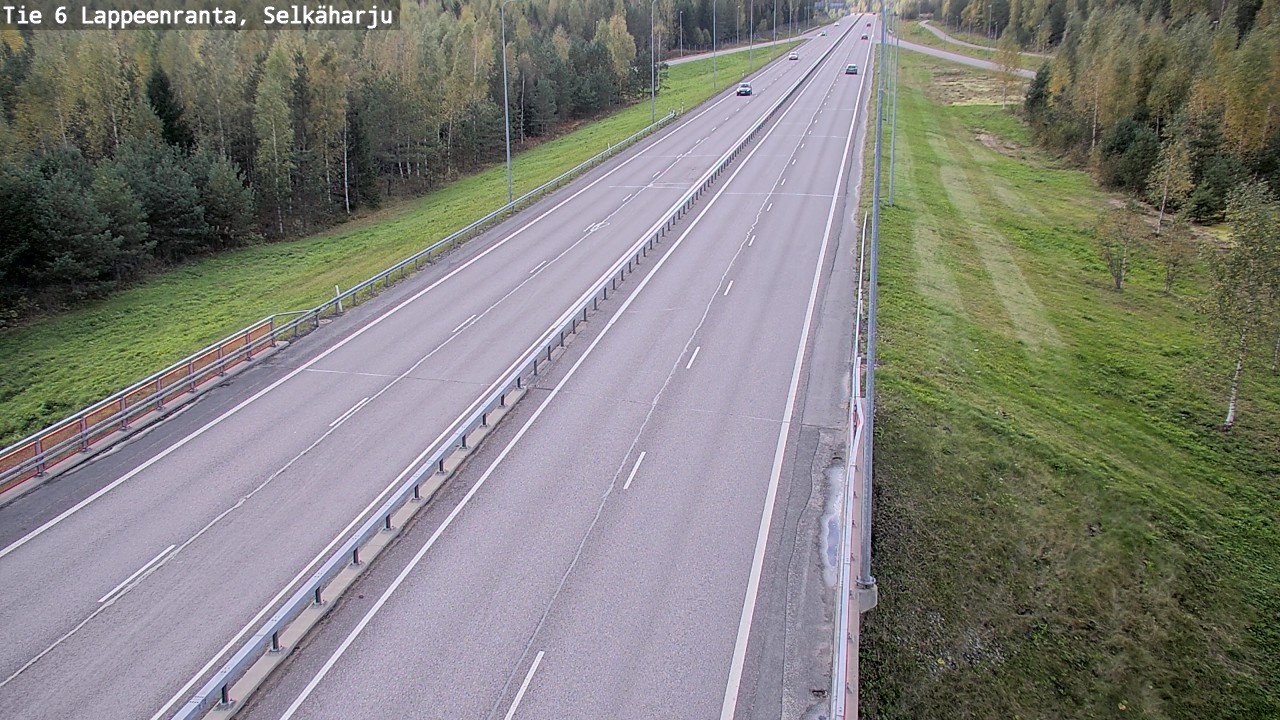 Weather Camera Image Road 6 Lappeenranta, Selkäharju, Lappeenranta, Etelä-Karjala