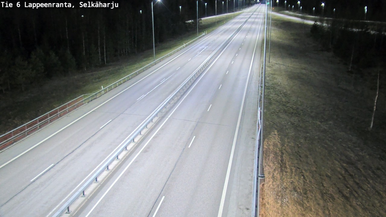 Weather Camera Image Road 6 Lappeenranta, Selkäharju, Lappeenranta, Etelä-Karjala