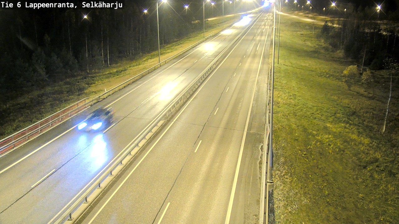 Weather Camera Image Väg 6 Villmanstrand, Selkäharju, Lappeenranta, Etelä-Karjala