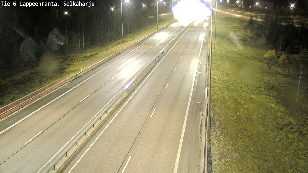 Weather Camera Image Road 6 Lappeenranta, Selkäharju, Lappeenranta, Etelä-Karjala