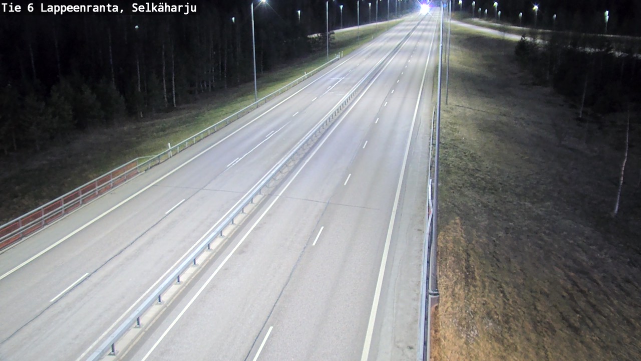 Weather Camera Image Road 6 Lappeenranta, Selkäharju, Lappeenranta, Etelä-Karjala