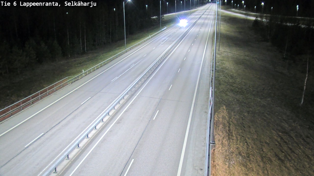 Weather Camera Image Road 6 Lappeenranta, Selkäharju, Lappeenranta, Etelä-Karjala