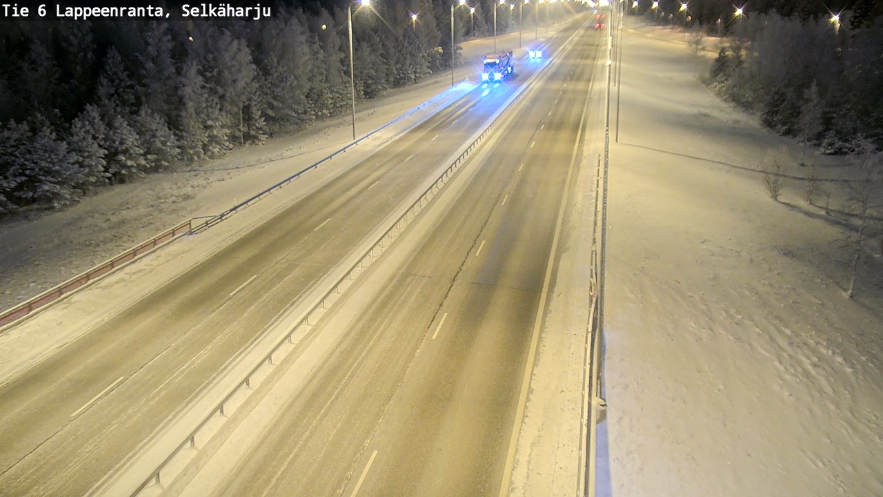 Weather Camera Image Road 6 Lappeenranta, Selkäharju, Lappeenranta, Etelä-Karjala