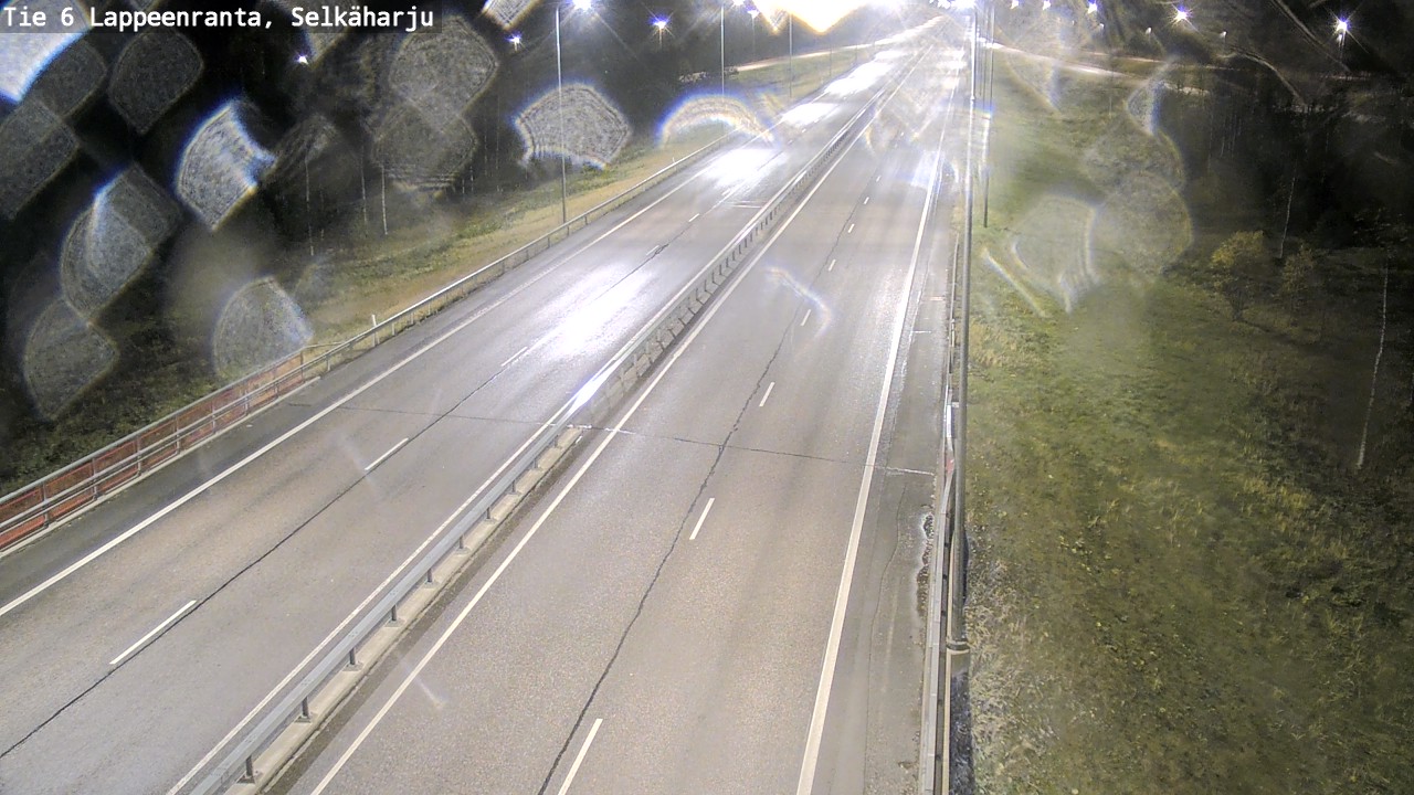 Weather Camera Image Road 6 Lappeenranta, Selkäharju, Lappeenranta, Etelä-Karjala