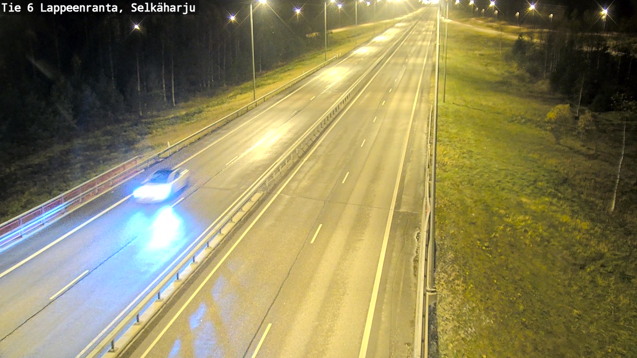 Weather Camera Image Väg 6 Villmanstrand, Selkäharju, Lappeenranta, Etelä-Karjala