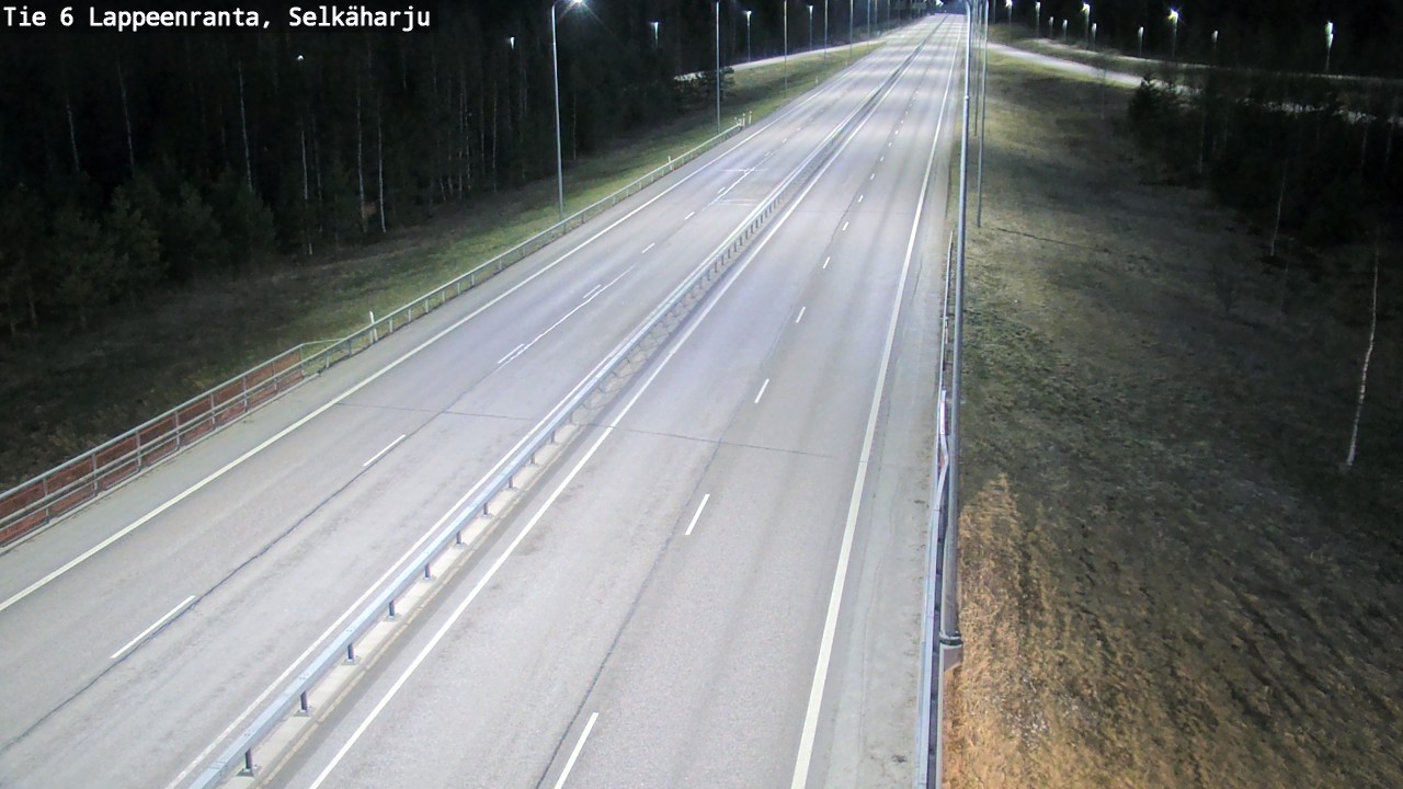 Weather Camera Image Road 6 Lappeenranta, Selkäharju, Lappeenranta, Etelä-Karjala