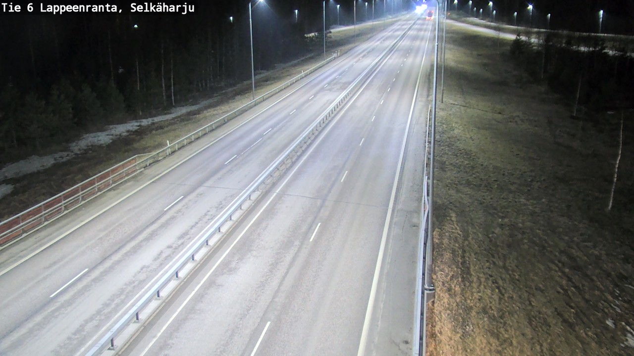 Weather Camera Image Road 6 Lappeenranta, Selkäharju, Lappeenranta, Etelä-Karjala