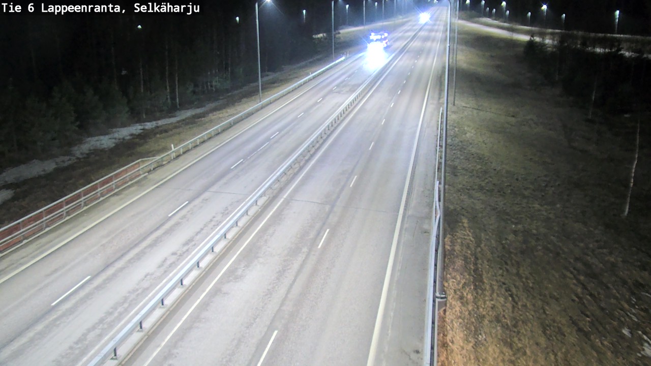 Weather Camera Image Road 6 Lappeenranta, Selkäharju, Lappeenranta, Etelä-Karjala