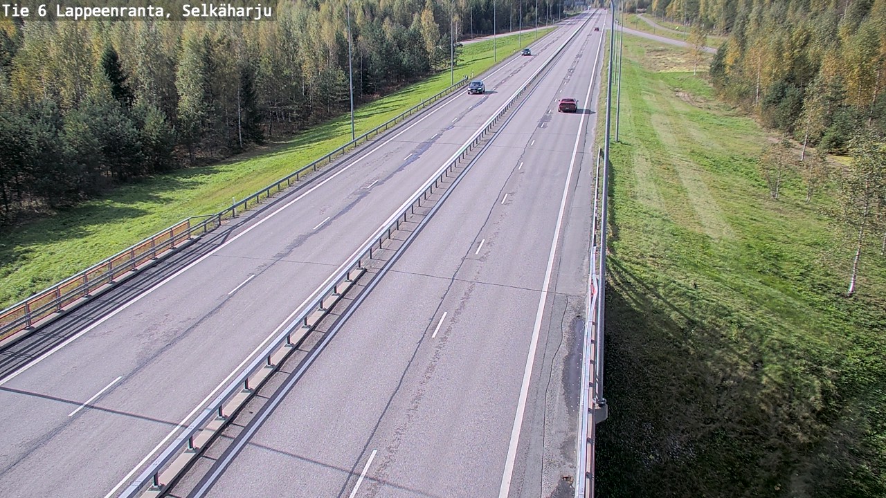 Weather Camera Image Road 6 Lappeenranta, Selkäharju, Lappeenranta, Etelä-Karjala