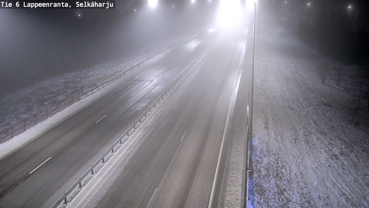 Weather Camera Image Väg 6 Villmanstrand, Selkäharju, Lappeenranta, Etelä-Karjala