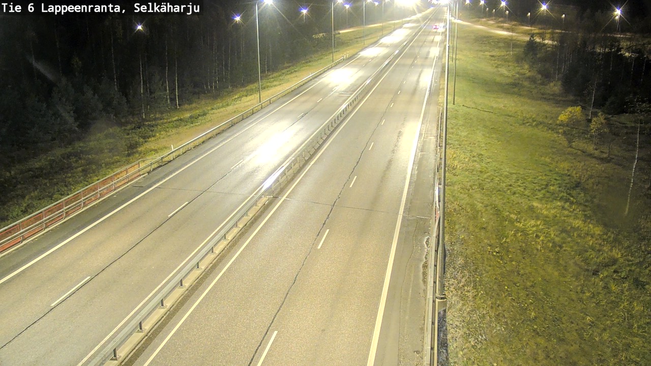Weather Camera Image Road 6 Lappeenranta, Selkäharju, Lappeenranta, Etelä-Karjala