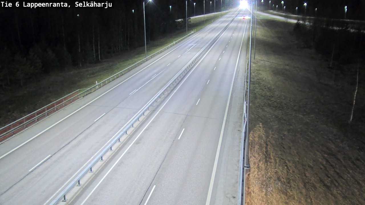 Weather Camera Image Road 6 Lappeenranta, Selkäharju, Lappeenranta, Etelä-Karjala