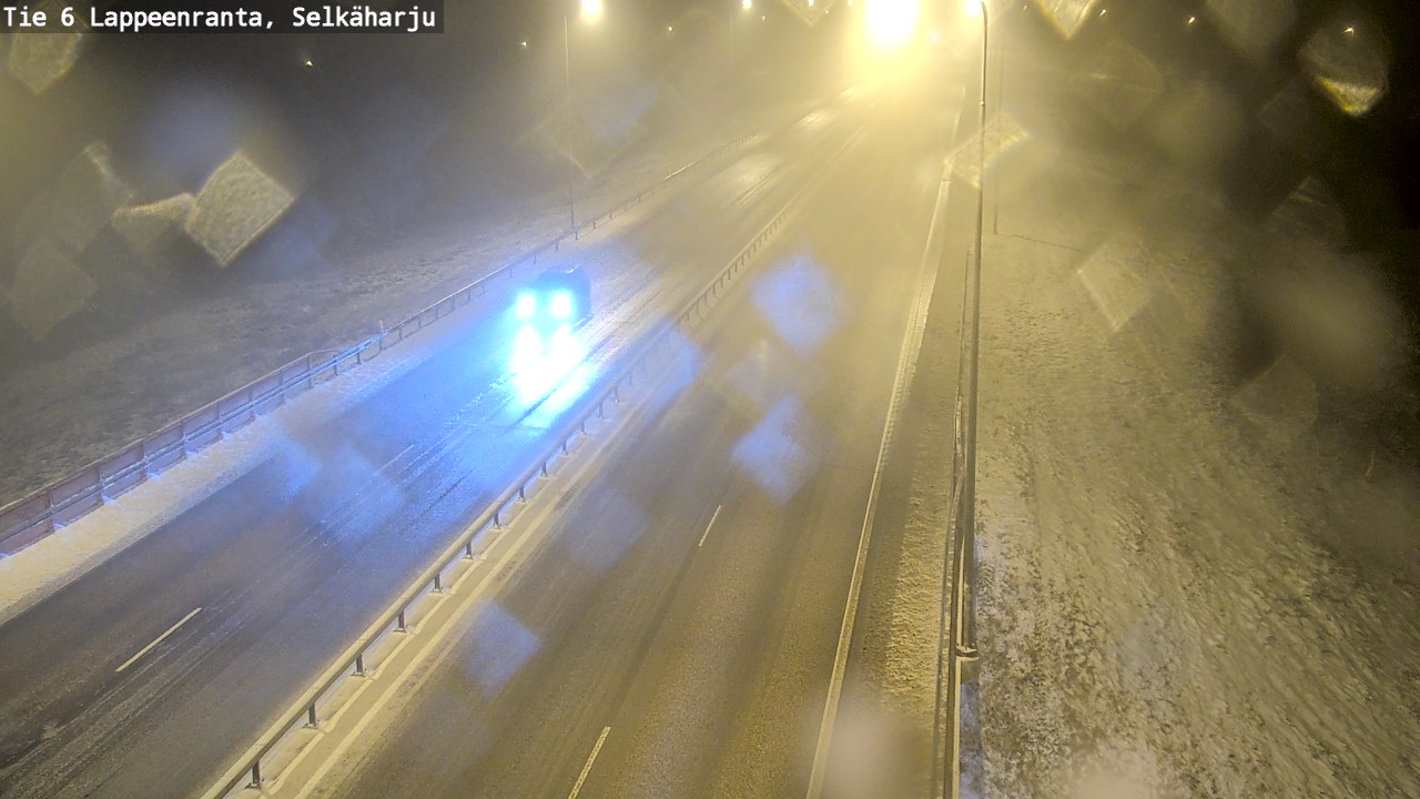 Weather Camera Image Väg 6 Villmanstrand, Selkäharju, Lappeenranta, Etelä-Karjala