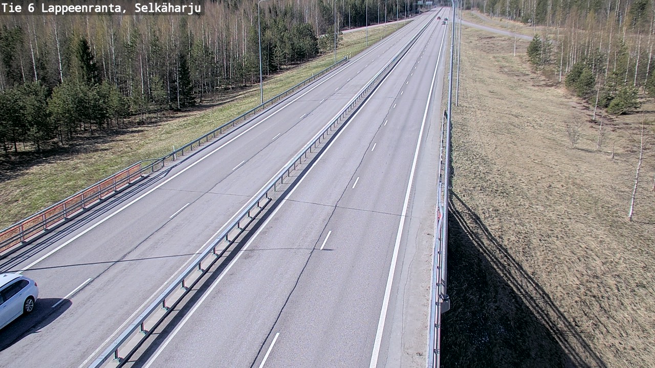 Weather Camera Image Road 6 Lappeenranta, Selkäharju, Lappeenranta, Etelä-Karjala