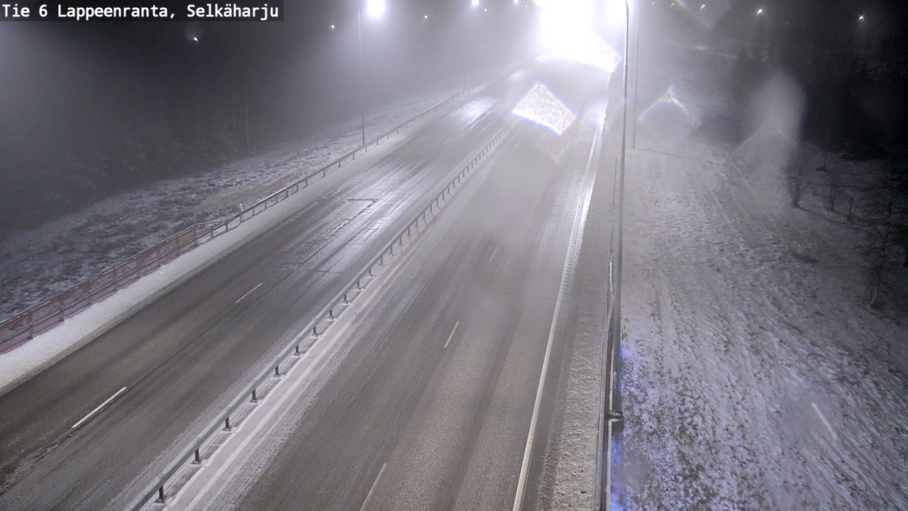 Weather Camera Image Väg 6 Villmanstrand, Selkäharju, Lappeenranta, Etelä-Karjala