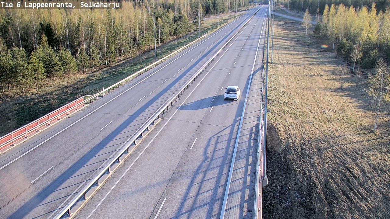 Weather Camera Image Road 6 Lappeenranta, Selkäharju, Lappeenranta, Etelä-Karjala