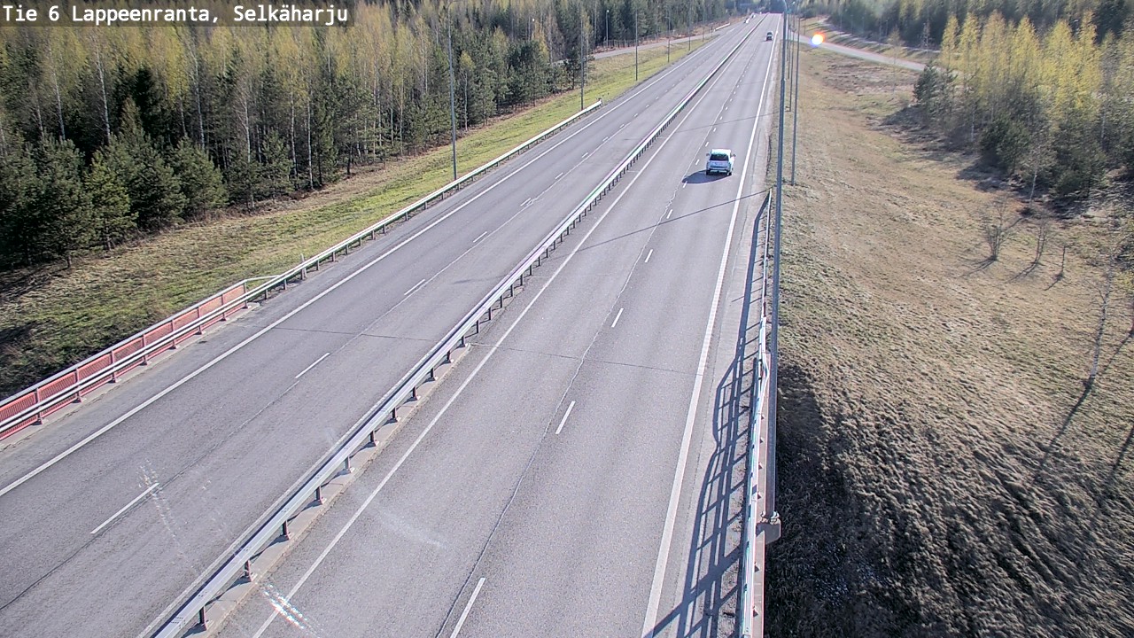 Weather Camera Image Road 6 Lappeenranta, Selkäharju, Lappeenranta, Etelä-Karjala