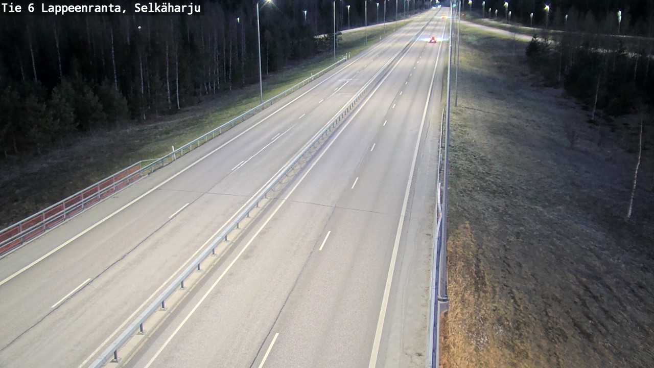 Weather Camera Image Road 6 Lappeenranta, Selkäharju, Lappeenranta, Etelä-Karjala