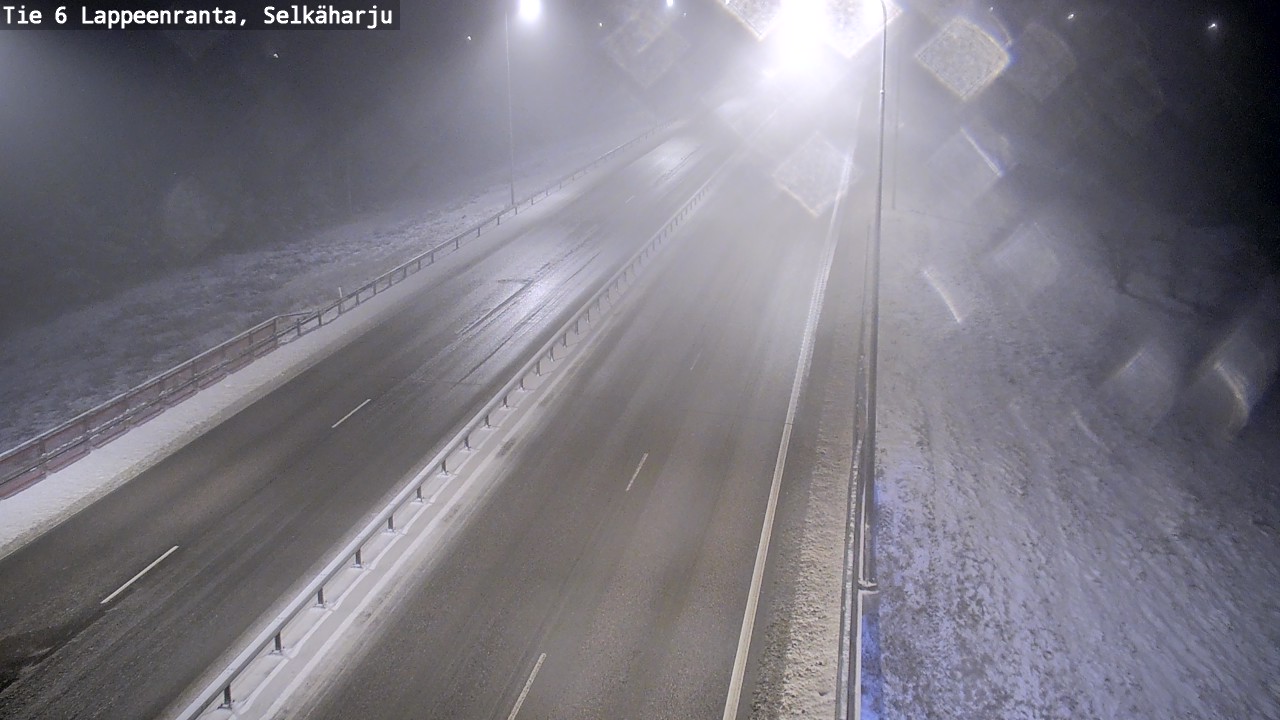 Weather Camera Image Väg 6 Villmanstrand, Selkäharju, Lappeenranta, Etelä-Karjala