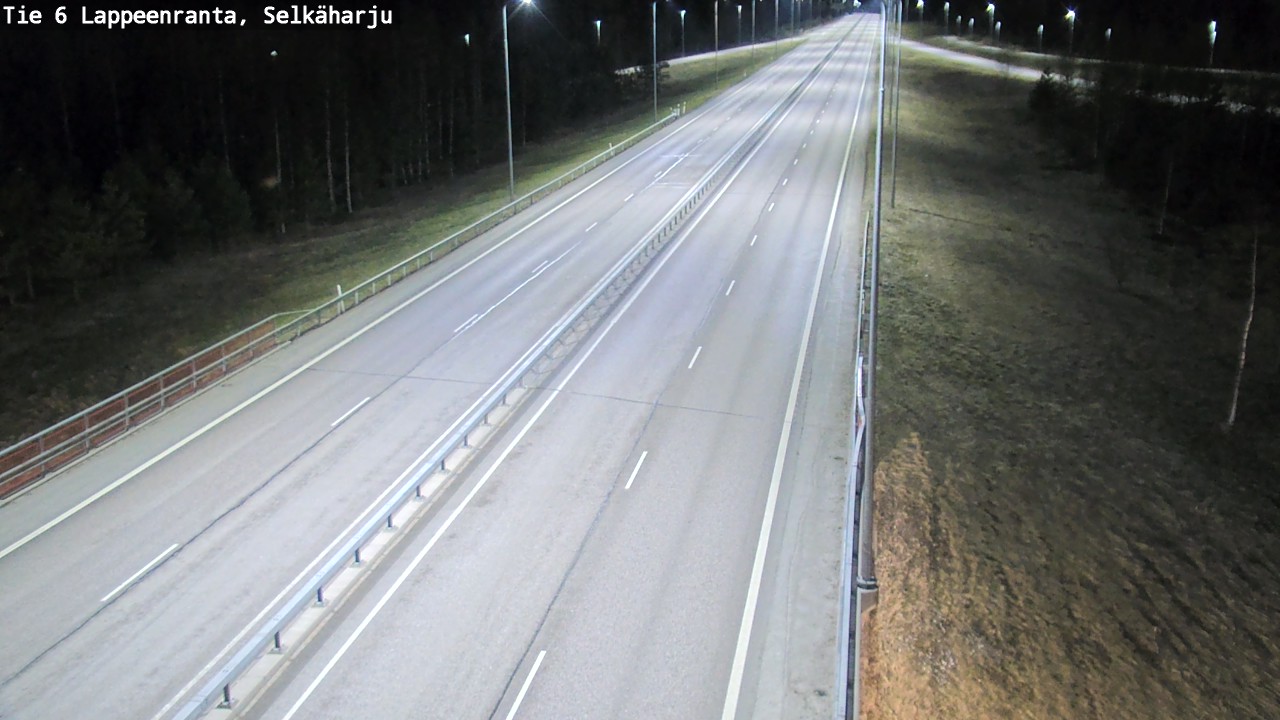 Weather Camera Image Road 6 Lappeenranta, Selkäharju, Lappeenranta, Etelä-Karjala