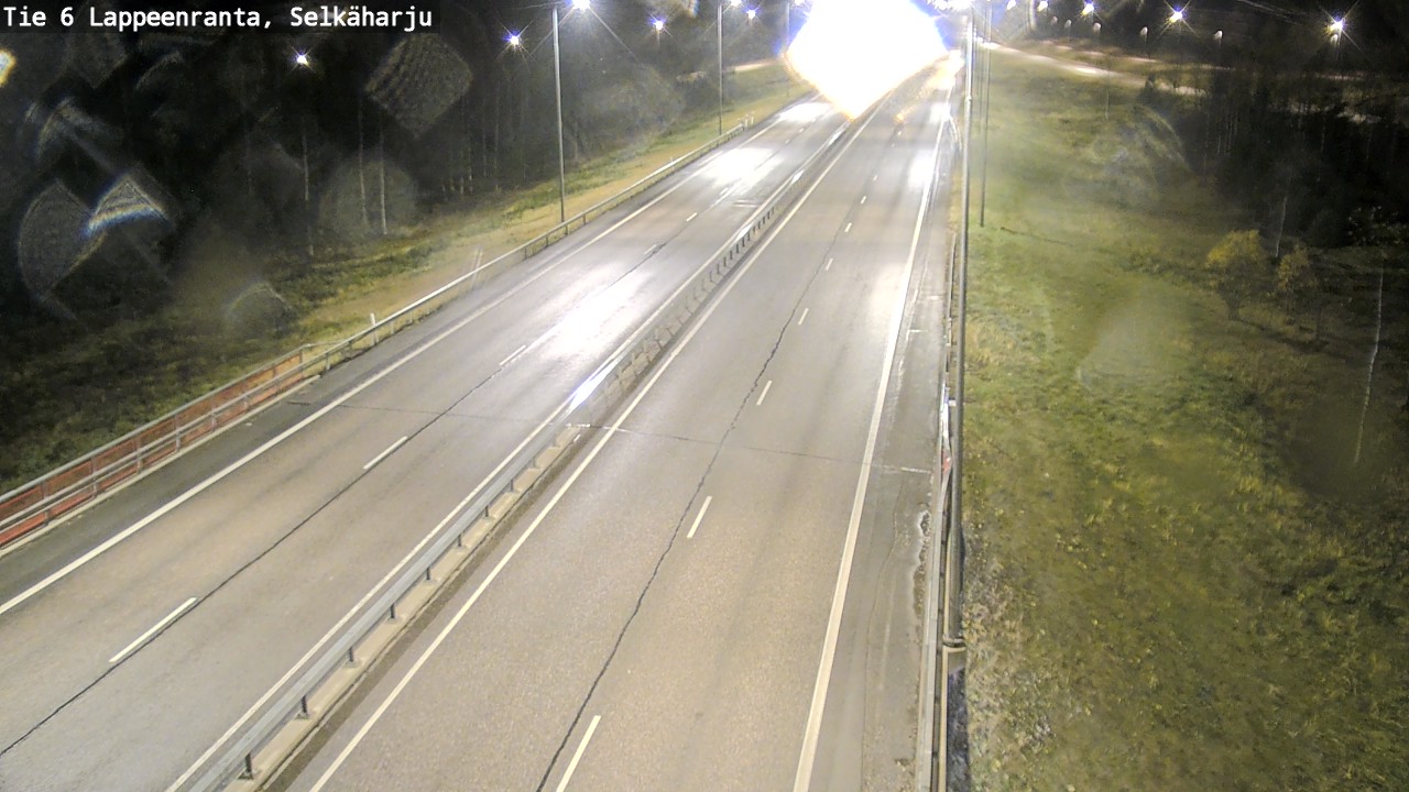 Weather Camera Image Road 6 Lappeenranta, Selkäharju, Lappeenranta, Etelä-Karjala