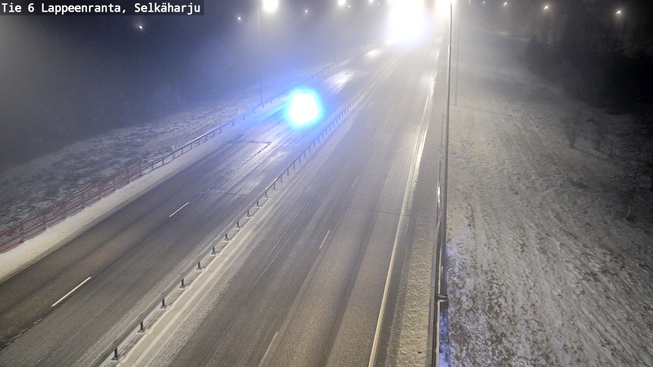 Weather Camera Image Väg 6 Villmanstrand, Selkäharju, Lappeenranta, Etelä-Karjala