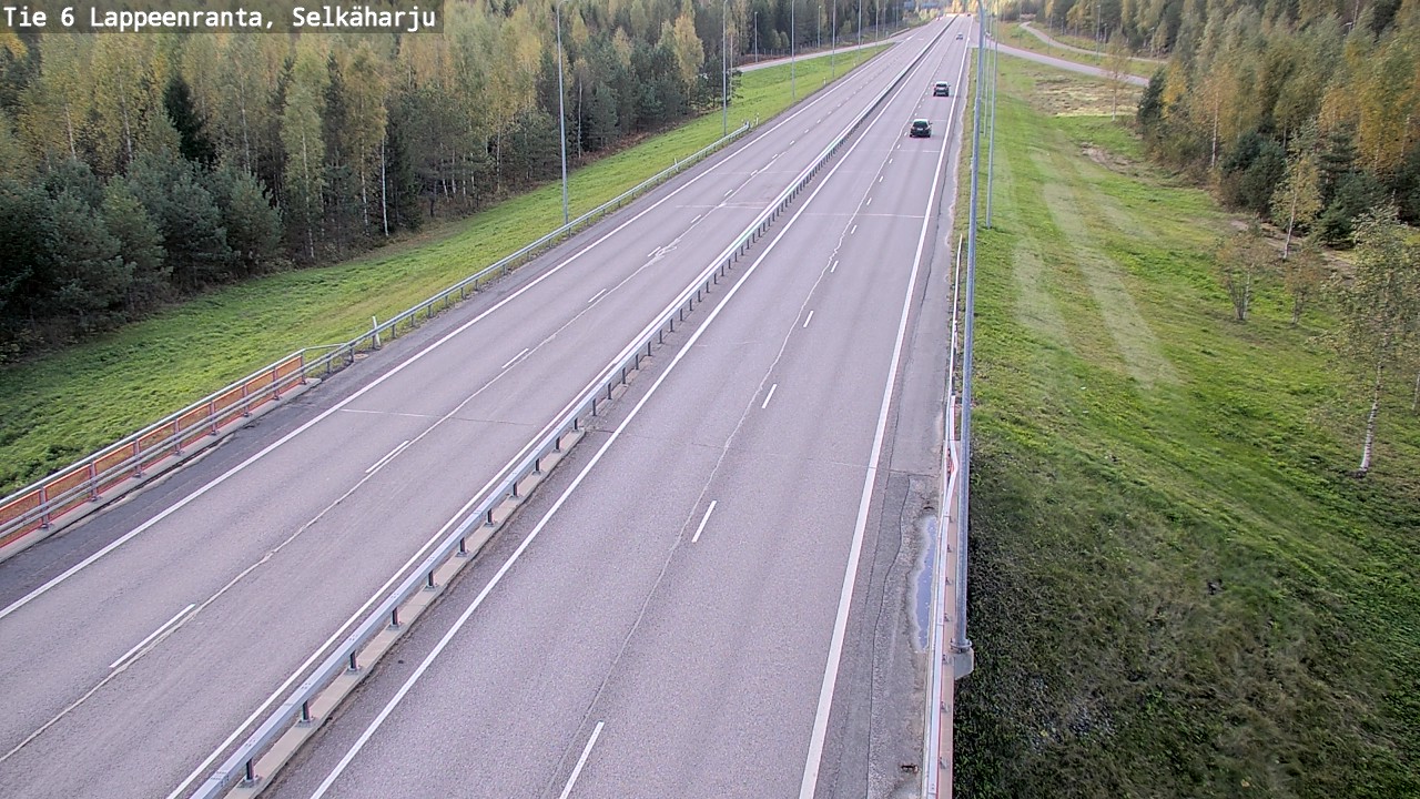 Weather Camera Image Road 6 Lappeenranta, Selkäharju, Lappeenranta, Etelä-Karjala