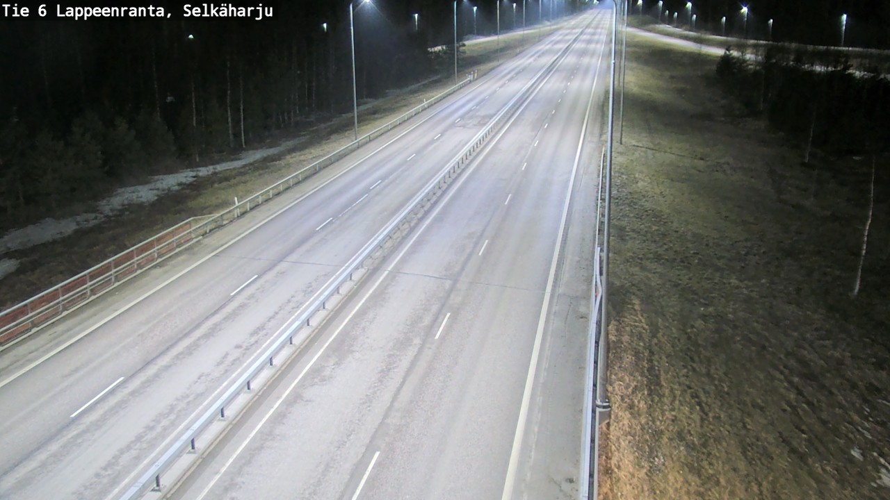 Weather Camera Image Road 6 Lappeenranta, Selkäharju, Lappeenranta, Etelä-Karjala