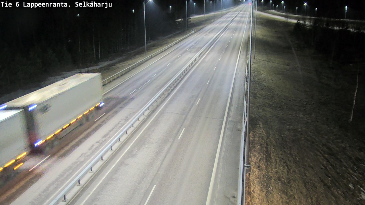 Weather Camera Image Road 6 Lappeenranta, Selkäharju, Lappeenranta, Etelä-Karjala