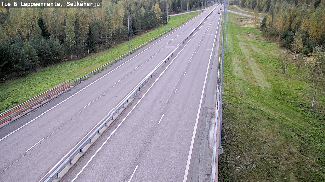 Weather Camera Image Road 6 Lappeenranta, Selkäharju, Lappeenranta, Etelä-Karjala