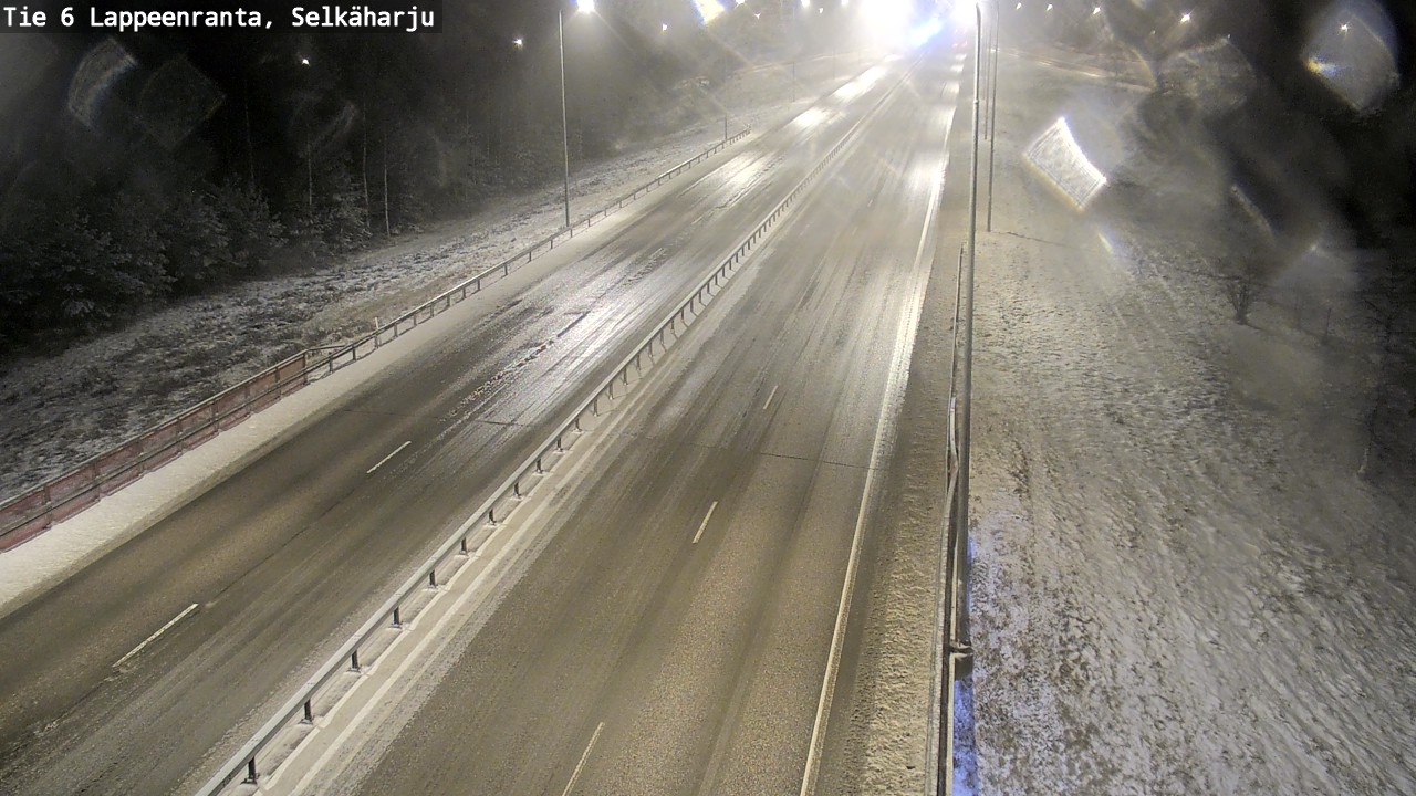 Weather Camera Image Väg 6 Villmanstrand, Selkäharju, Lappeenranta, Etelä-Karjala