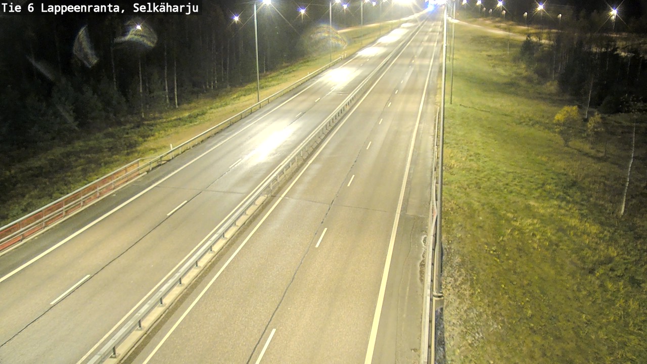 Weather Camera Image Road 6 Lappeenranta, Selkäharju, Lappeenranta, Etelä-Karjala