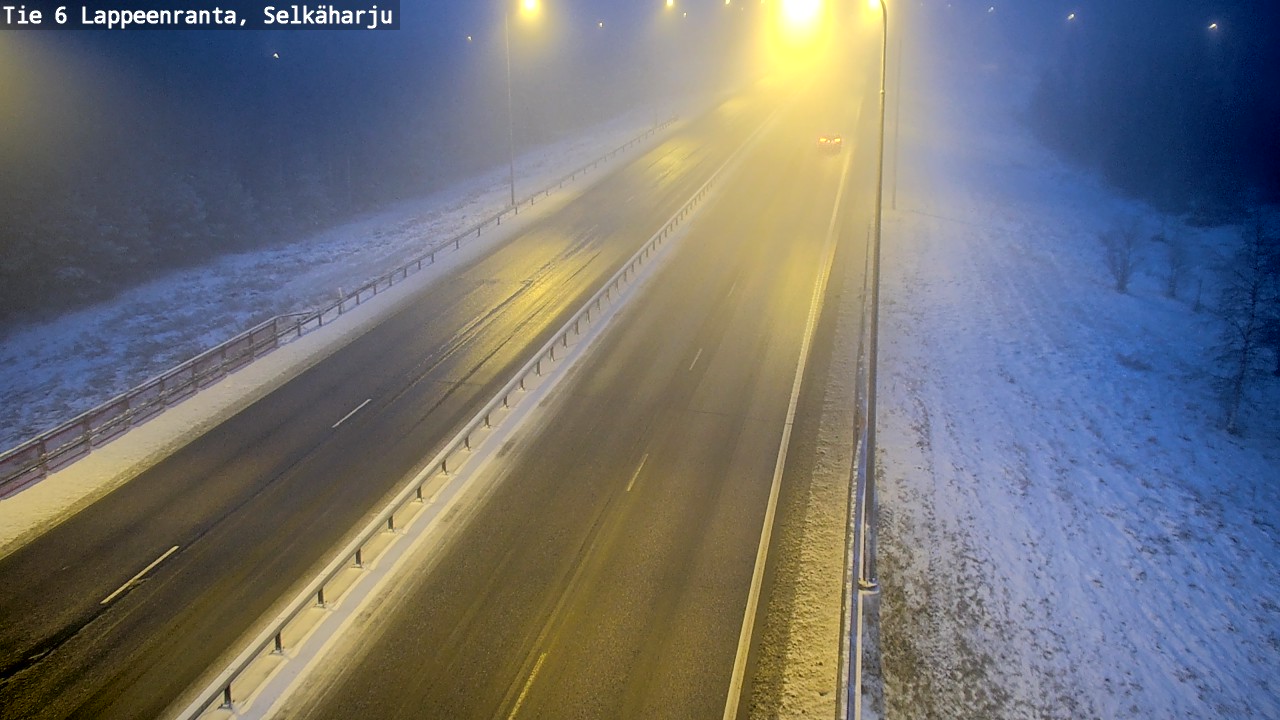 Weather Camera Image Väg 6 Villmanstrand, Selkäharju, Lappeenranta, Etelä-Karjala