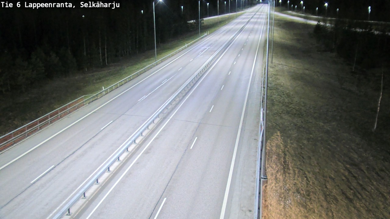 Weather Camera Image Road 6 Lappeenranta, Selkäharju, Lappeenranta, Etelä-Karjala