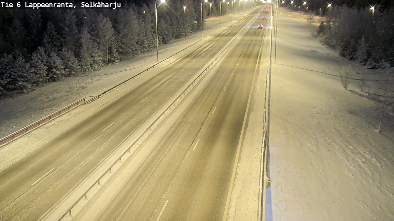 Weather Camera Image Road 6 Lappeenranta, Selkäharju, Lappeenranta, Etelä-Karjala