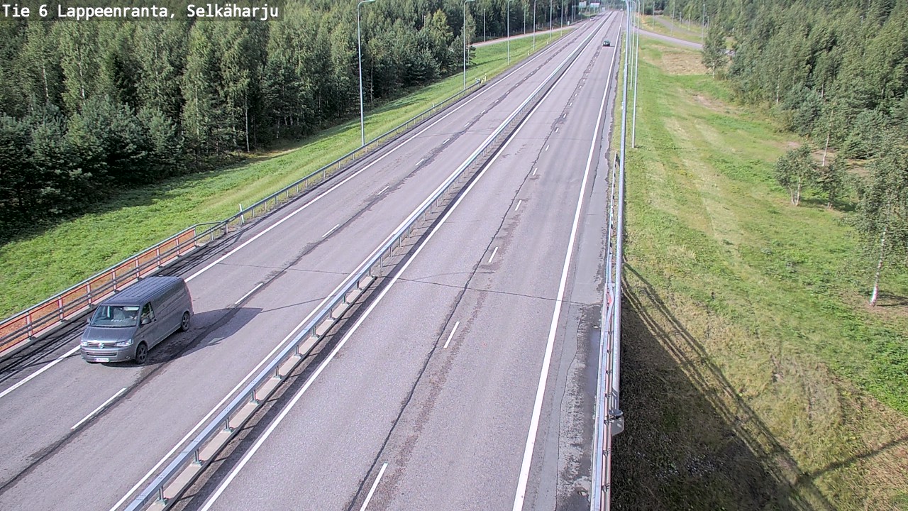 Weather Camera Image Road 6 Lappeenranta, Selkäharju, Lappeenranta, Etelä-Karjala